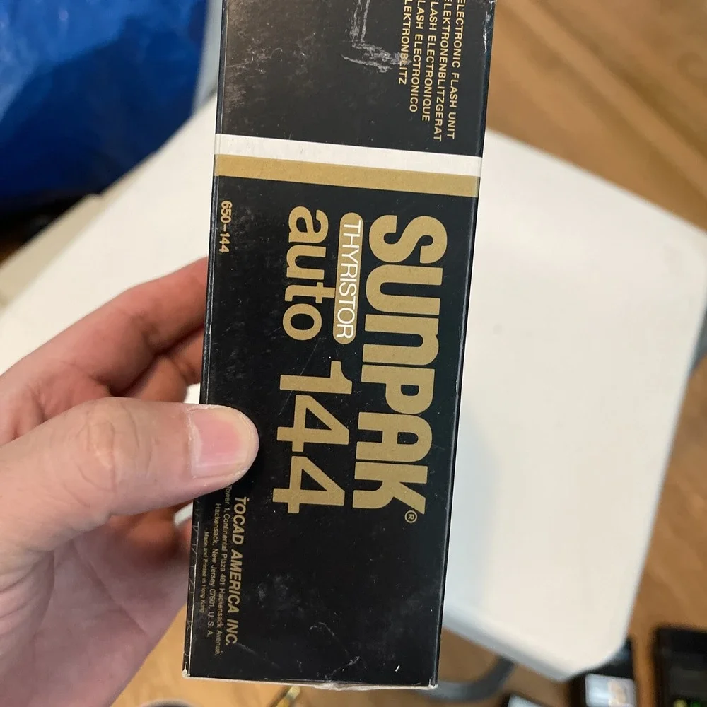 Sunpak auto 144 Thyristor Flash 650-144 Tocad America Electronic Flash Unit